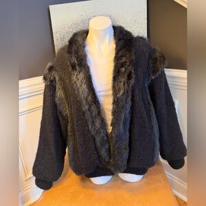 Mona Liz Paris: 80’s Faux Fur "Mob Wife" Statement Coat